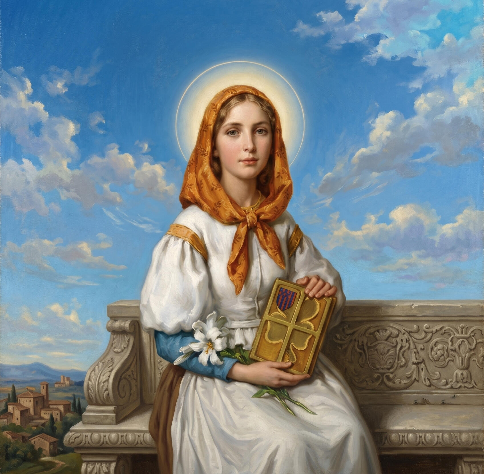 Saint Dymphna Portrait of Saint Dymphna
